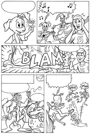 Earth Worm Jim Issue 2 Page 2 © Wizards Keep
