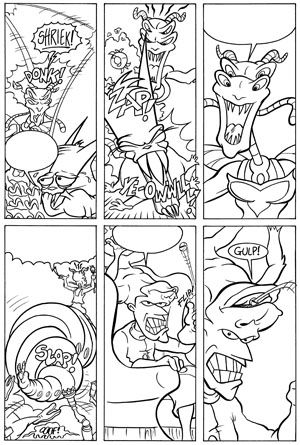 Earth Worm Jim Issue 2 Page 4 © Wizards Keep