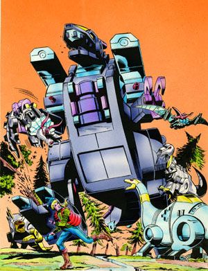 Transformers Dinobot Cover - Herb Trimpe and Tim Perkins