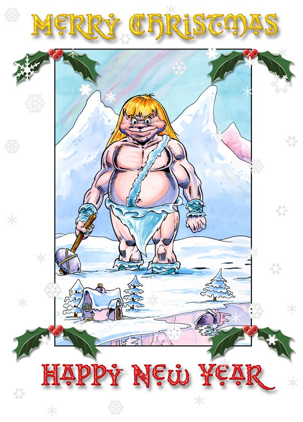 Frost Giant Christmas Card