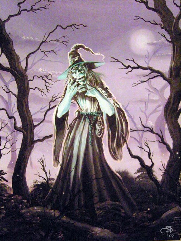 The Witch Oil Painting