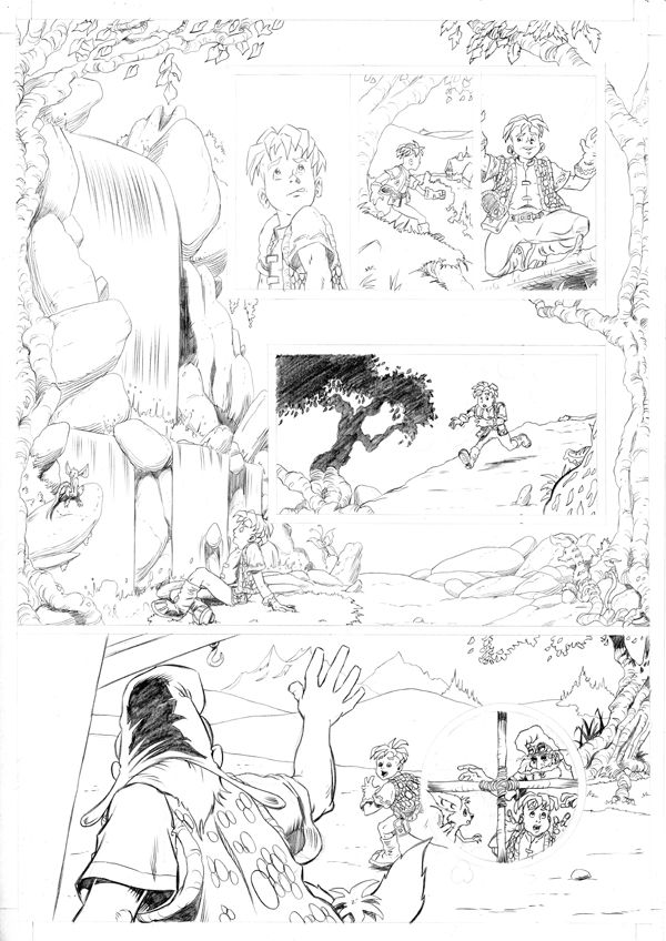 Worlds End - Graphic Novel - Page 02 - Pencil Art