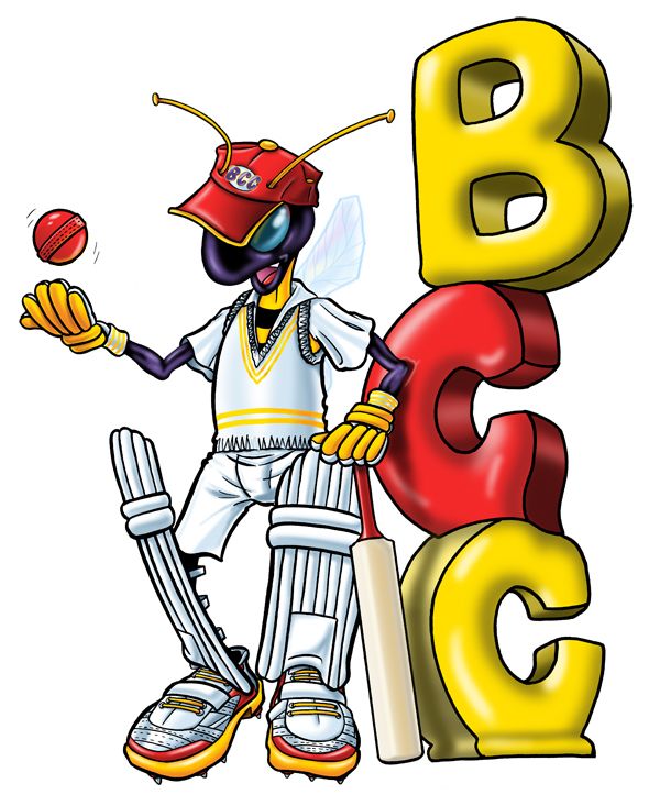 cricket logo pics. Bees Cricket Club Logo