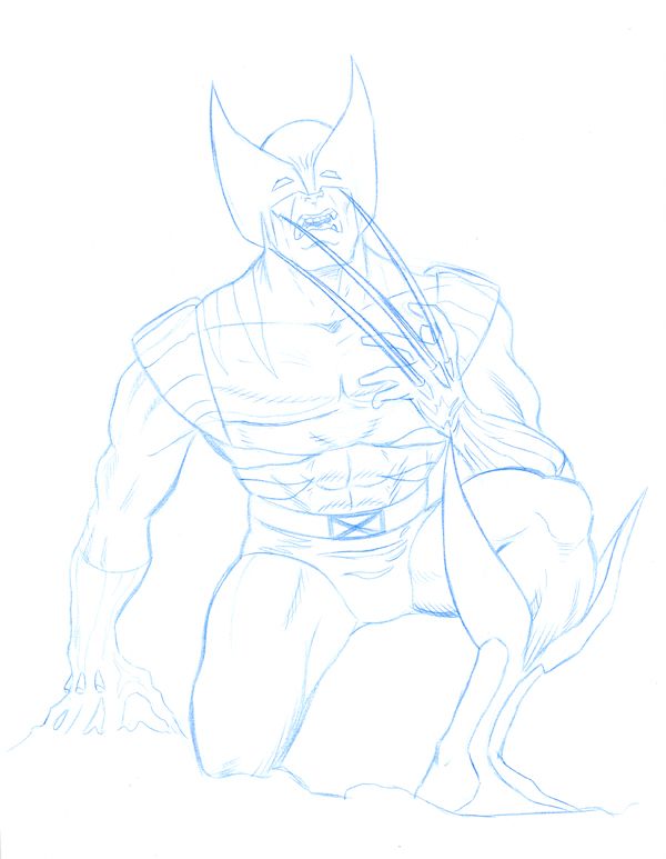 Wolverine Pencil Sketch