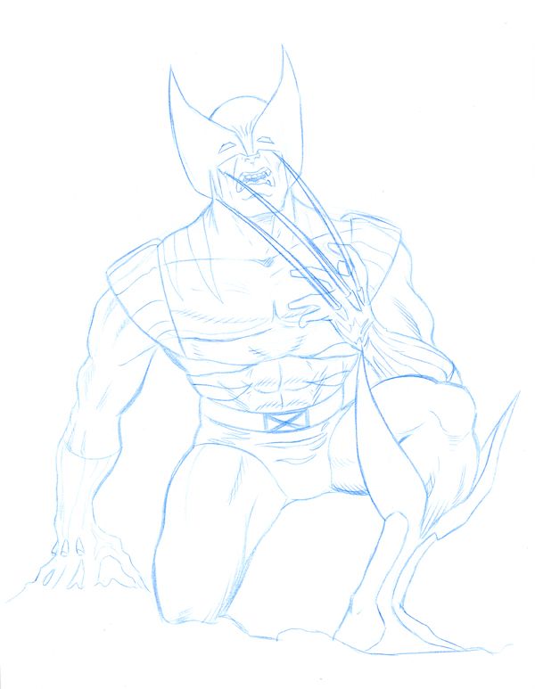 Wolverine Pencil Sketch