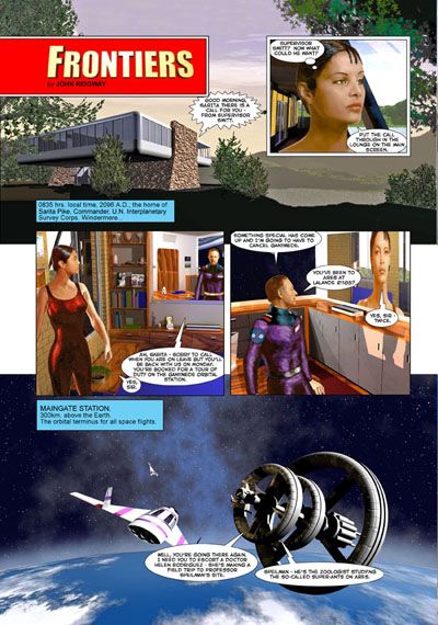 John Ridgway art for Frontiers