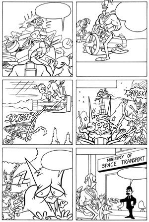 Earth Worm Jim Issue 3 Page 13 © Wizards Keep