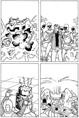 Power Rangers Zeo Issue 3 Page 7 © Wizards Keep