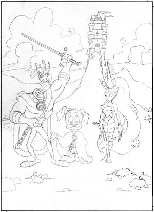 Earth Worm Jim Issue 6 End Papers © Wizards Keep